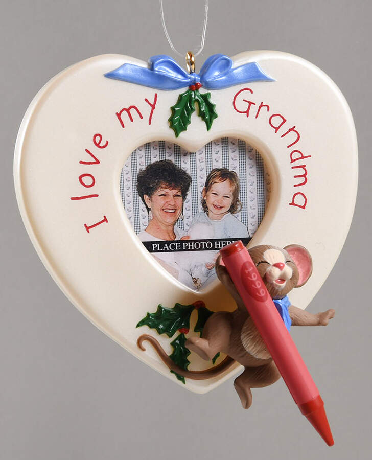 1999 Hallmark Christmas Ornaments For My Grandma - No Box by Hallmark Gold Crown-1