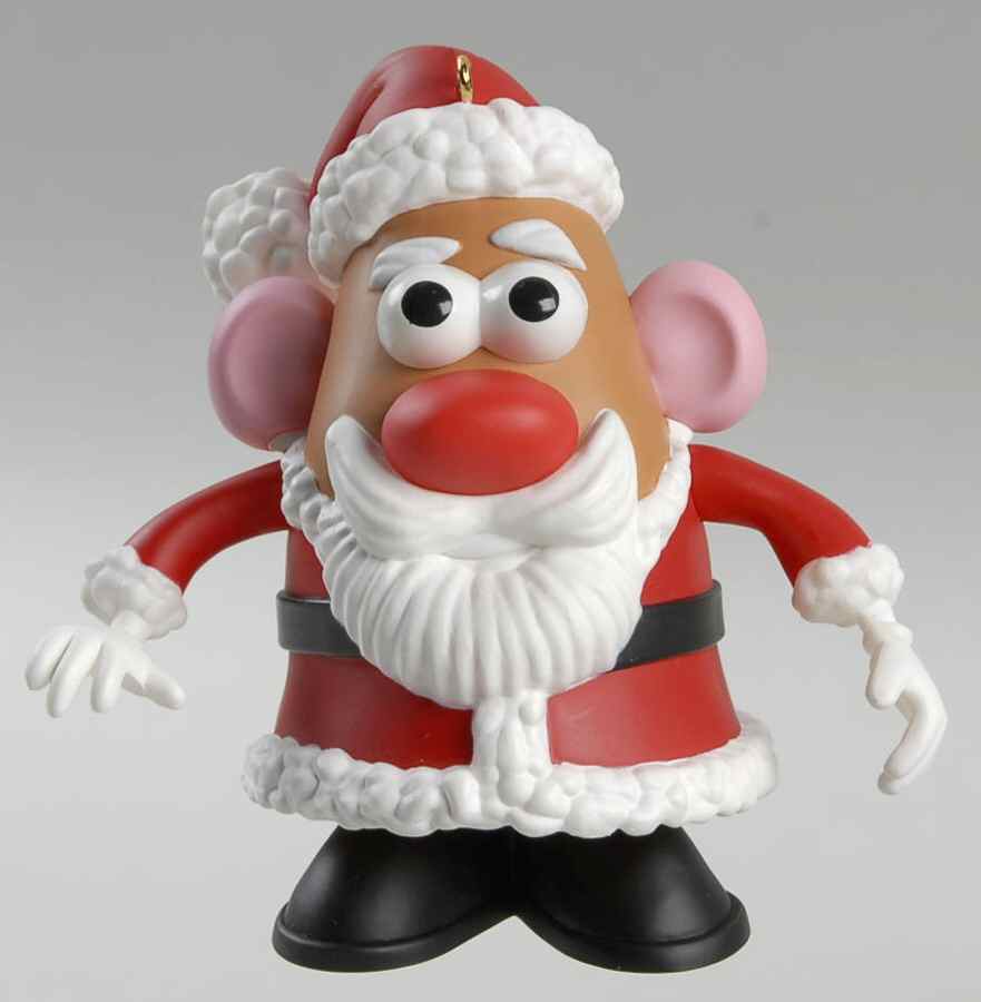 1999 Hallmark Christmas Ornaments North Pole-Mr Potato Head - Boxed by Hallmark Gold Crown-1