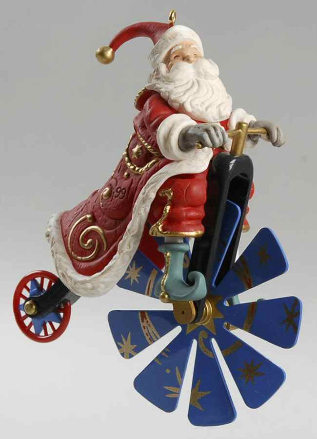 1999 Hallmark Christmas Ornaments Kringle's Whirligig - No Box by Hallmark Gold Crown-1