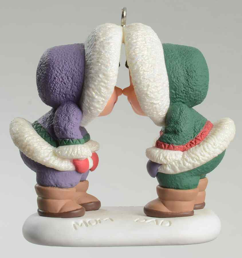 1999 Hallmark Christmas Ornaments Mom And Dad - Boxed by Hallmark Gold Crown-1