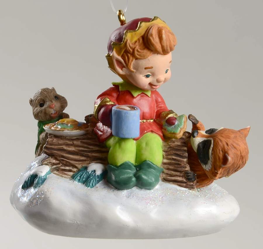 1999 Hallmark Christmas Ornaments Hollow Log Cafe - No Box by Hallmark Gold Crown-1