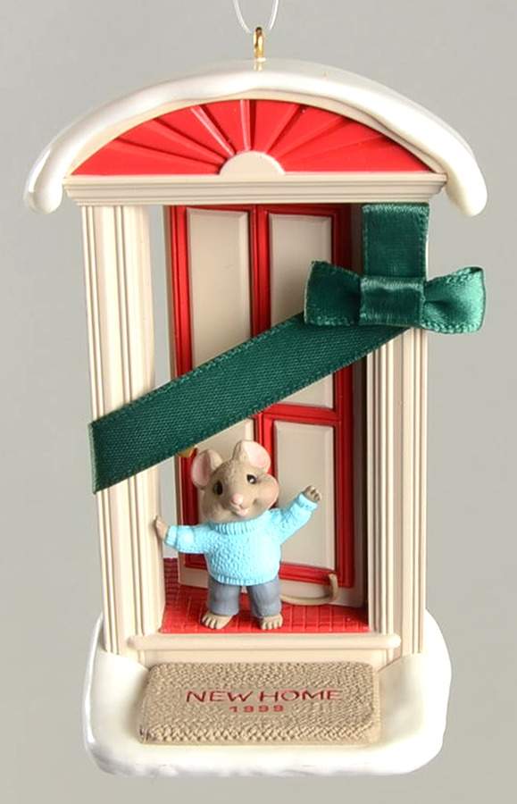 1999 Hallmark Christmas Ornaments 1999 New Home - No Box by Hallmark Gold Crown-1