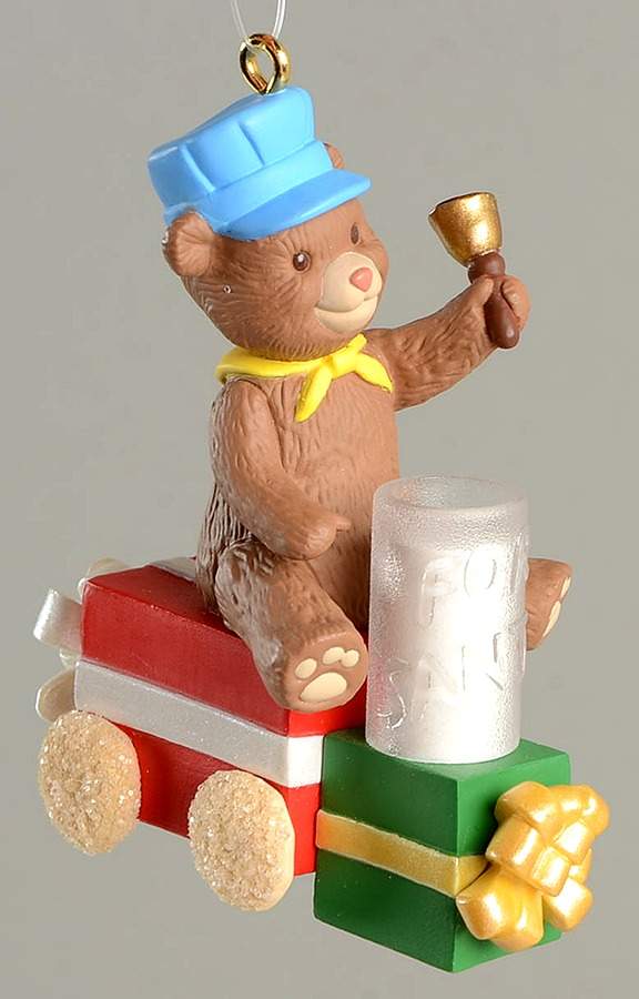 1999 Hallmark Christmas Ornaments Milk 'N' Cookies Express - No Box 108 by Hallmark Gold Crown-1