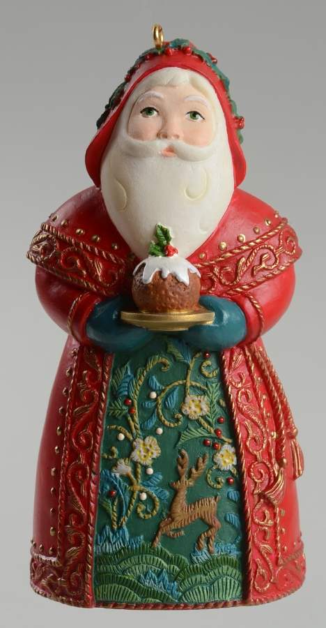 Santas Around the World England-2005 - Boxed by Hallmark Gold Crown-1