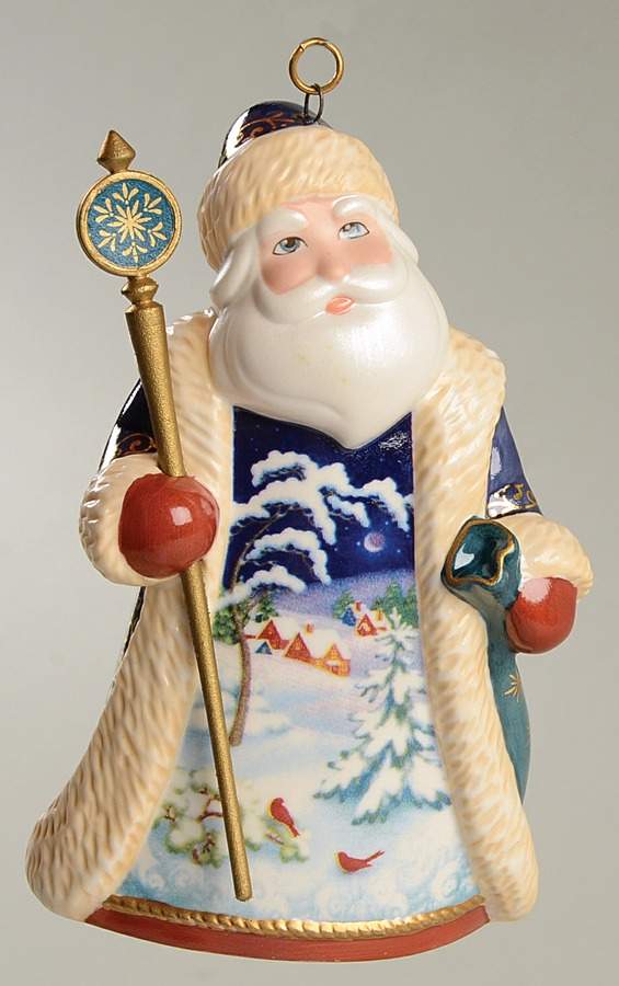 Santas Around the World Russia - Boxed by Hallmark Gold Crown-1
