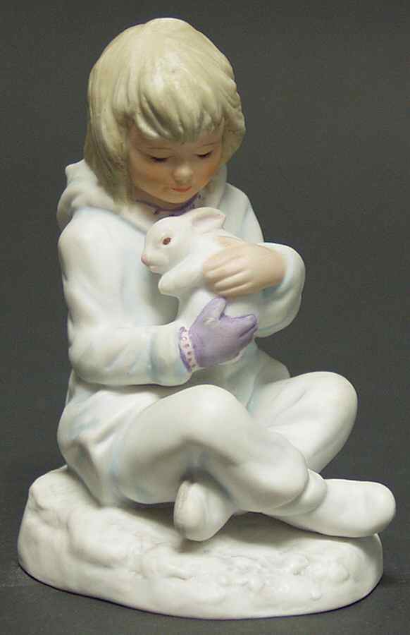 Portraits of Childhood Snow Bunny - With Box by Hamilton Collection-1