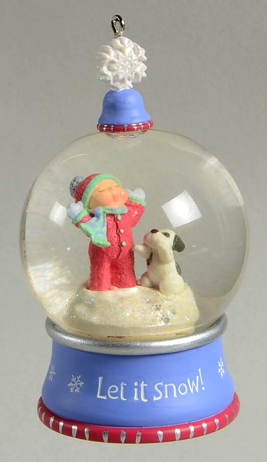 2002 Hallmark Christmas Ornaments First Snow - Boxed by Hallmark Gold Crown-1
