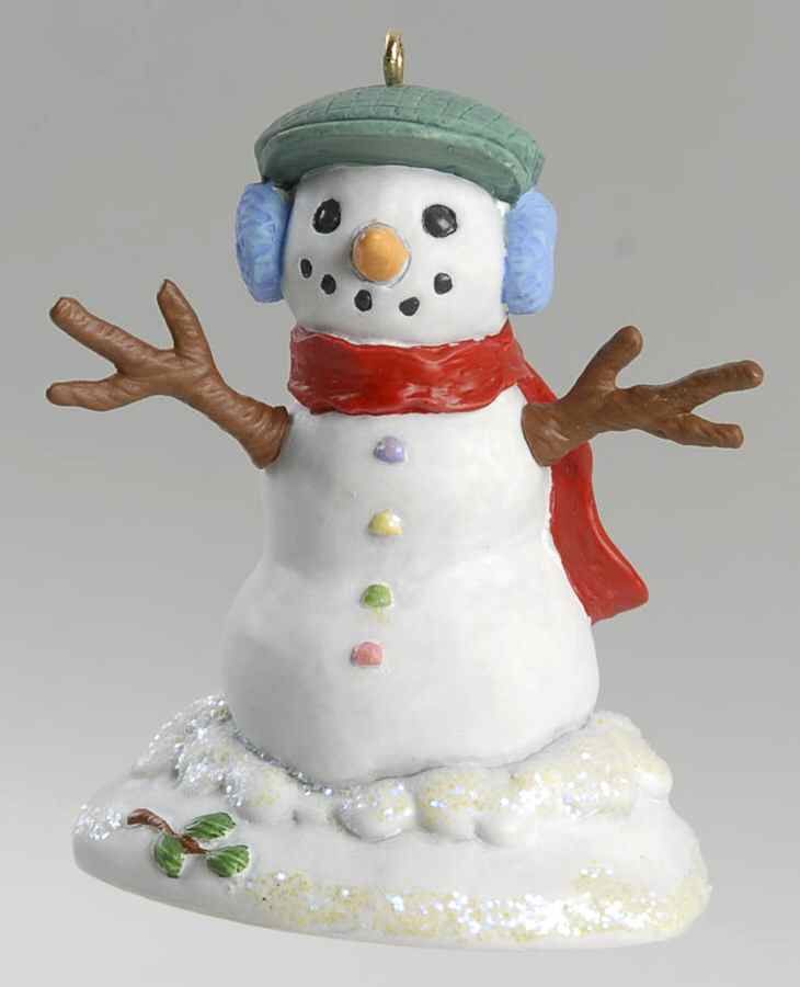 Santa's Big Night Snowman-Complement/Club - Boxed by Hallmark Gold Crown-1