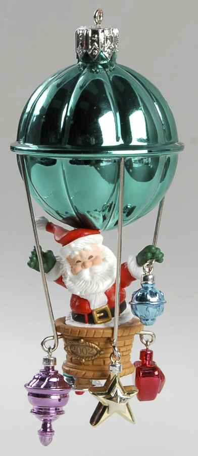 2002 Hallmark Christmas Ornaments Up Up And Away - Boxed by Hallmark Gold Crown-1