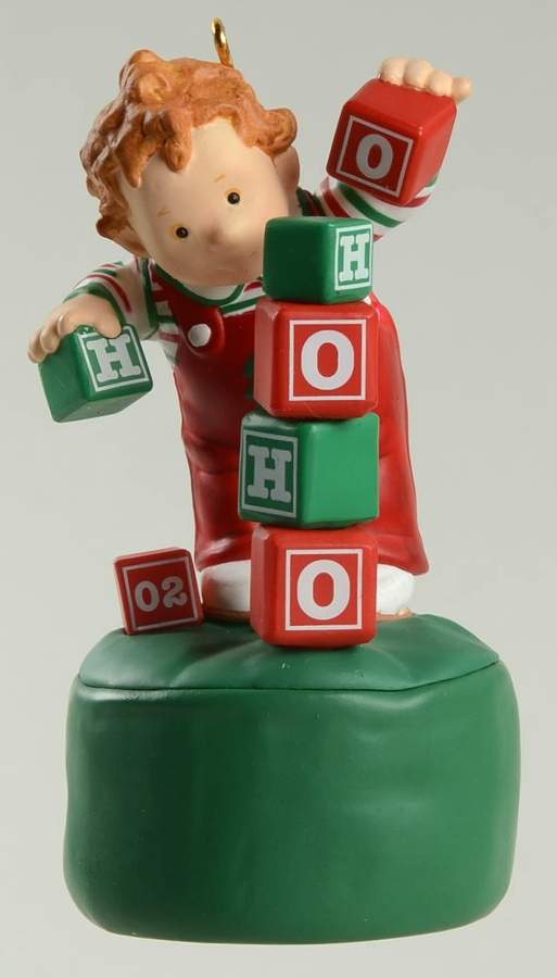 2002 Hallmark Christmas Ornaments Teetering Toddler - Boxed by Hallmark Gold Crown-1