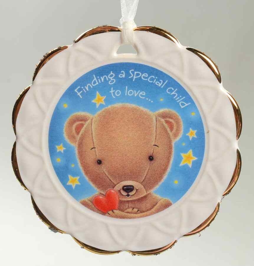 2002 Hallmark Christmas Ornaments Adoption - No Box by Hallmark Gold Crown-1