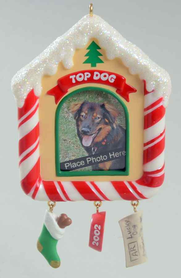 2002 Hallmark Christmas Ornaments Special Dog-Photo Frame - No Box by Hallmark Gold Crown-1