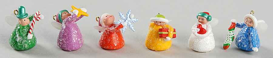 2002 Hallmark Christmas Ornaments Sugar Plum Fairies - Mini - Boxed by Hallmark Gold Crown-1