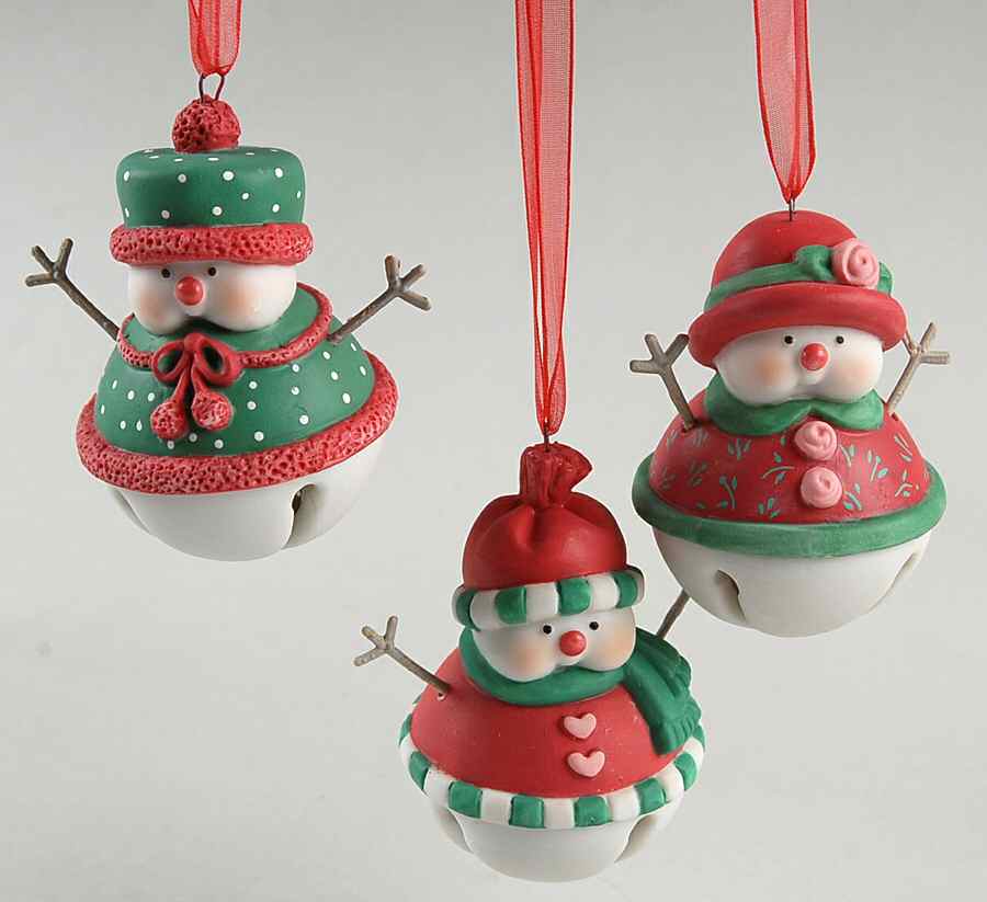 2002 Hallmark Christmas Ornaments Snow Belles-Set Of 3 - With Box by Hallmark Gold Crown-1