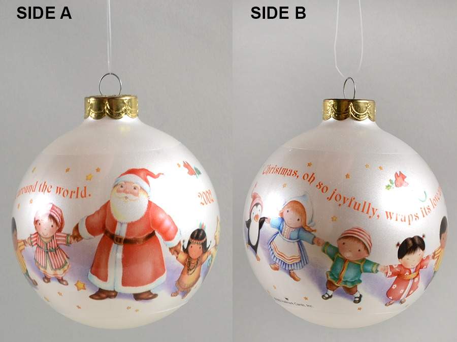 2002 Hallmark Christmas Ornaments Christmas Around The World - No Box by Hallmark Gold Crown-1