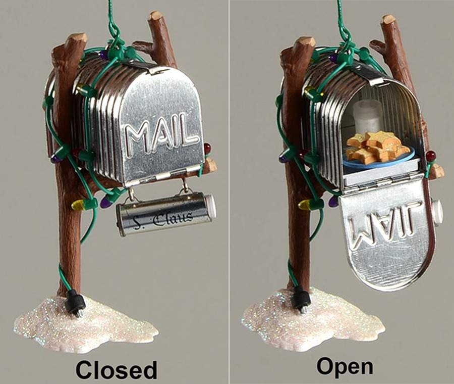 2002 Hallmark Christmas Ornaments Santa's Mailbox - No Box by Hallmark Gold Crown-1