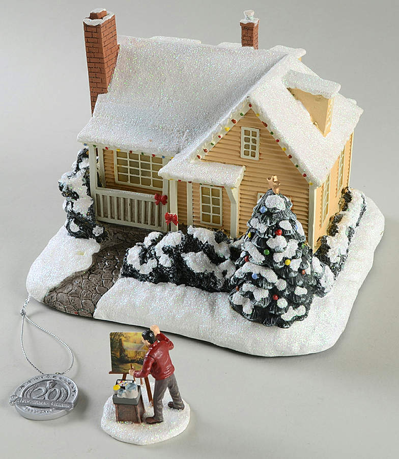 Thomas Kinkade's 20th Anniversary Christmas Cottage - No Box by Hawthorne Village-1