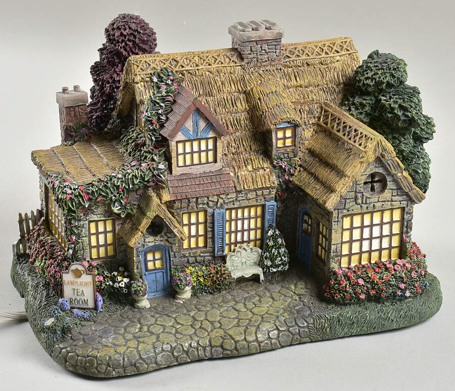 Thomas Kinkade's Lamplight Village Lamplight Tea Room - No Box by Hawthorne Village-1