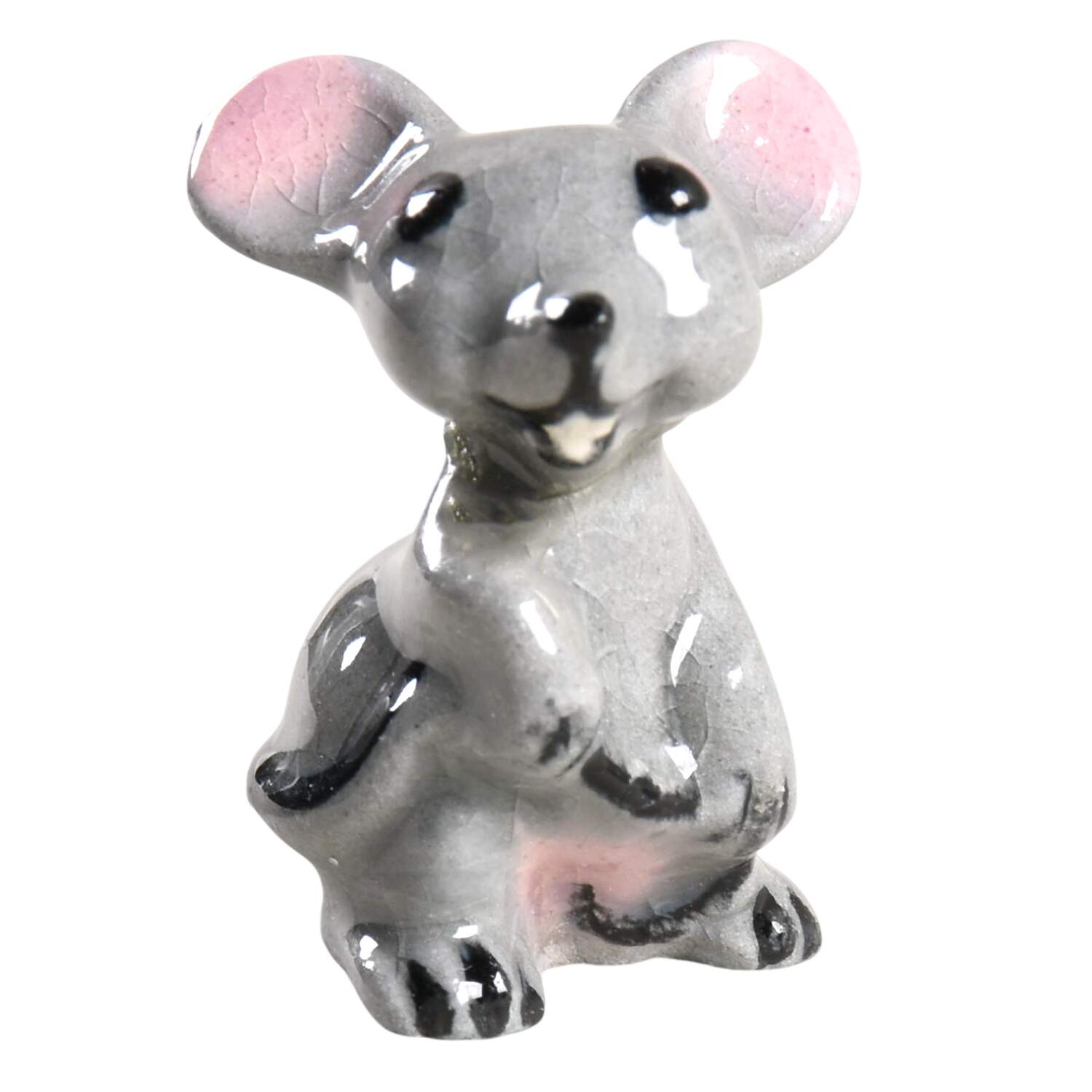 Hagen-Renaker Figurines Mouse Mama-Holidng Tail By Belly - No Box by Hagen-Renaker-1