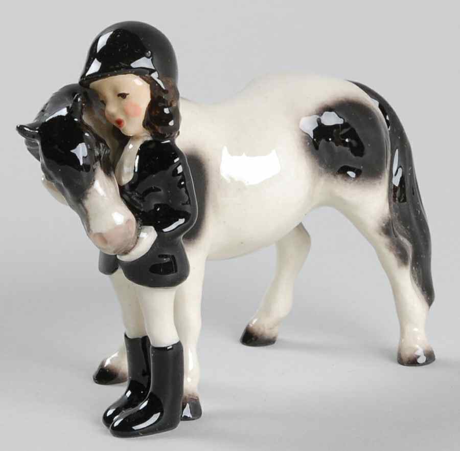Hagen-Renaker Figurines Big Sister With Pony - No Box by Hagen-Renaker-1