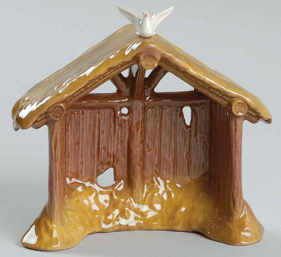 Hagen-Renaker Figurines Manger With Dove - No Box by Hagen-Renaker-1