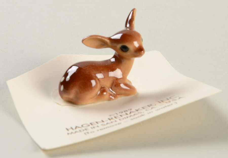 Hagen-Renaker Figurines Fawn Lying - No Box by Hagen-Renaker-1