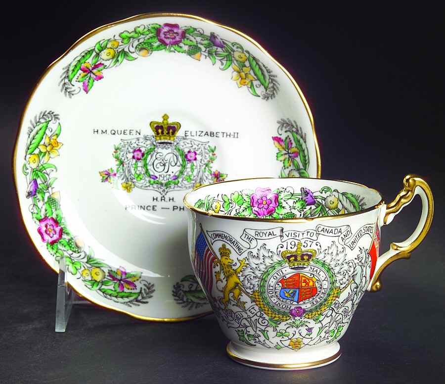 HAMmersley Royalty Giftware Elizabeth Ii Visit To Canada & USA Cup & - No Box by Hammersley-1