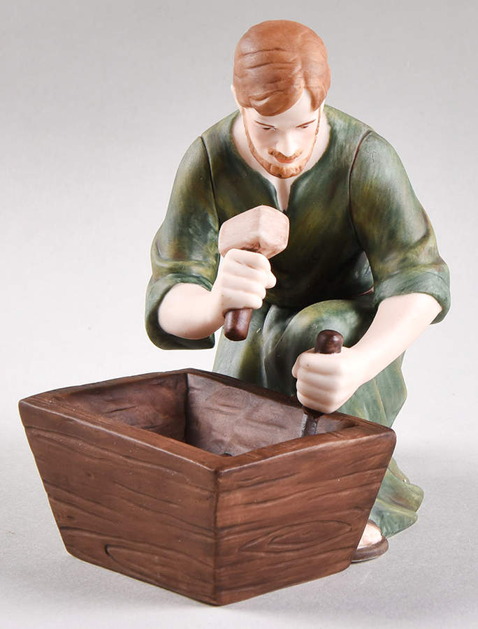 Thomas Kinkade Nativity Skilled Carpenter - No Box by Hawthorne Village-1
