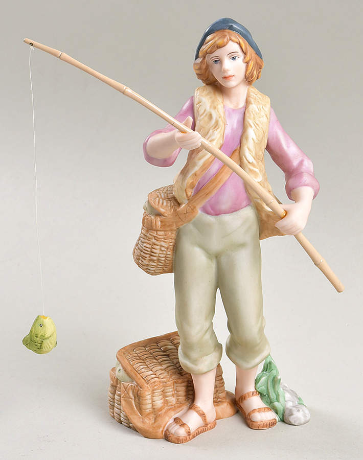 Thomas Kinkade Nativity Skilled Fisherman - No Box by Hawthorne Village-1