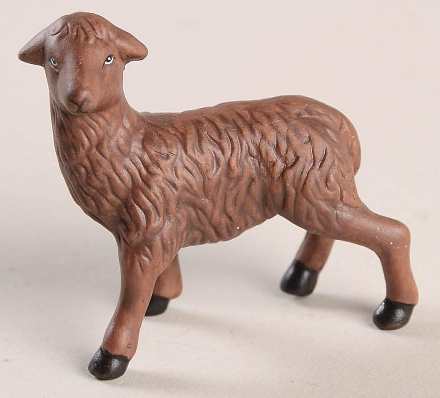 Thomas Kinkade Nativity Lamb-Dark Brown - No Box by Hawthorne Village-1