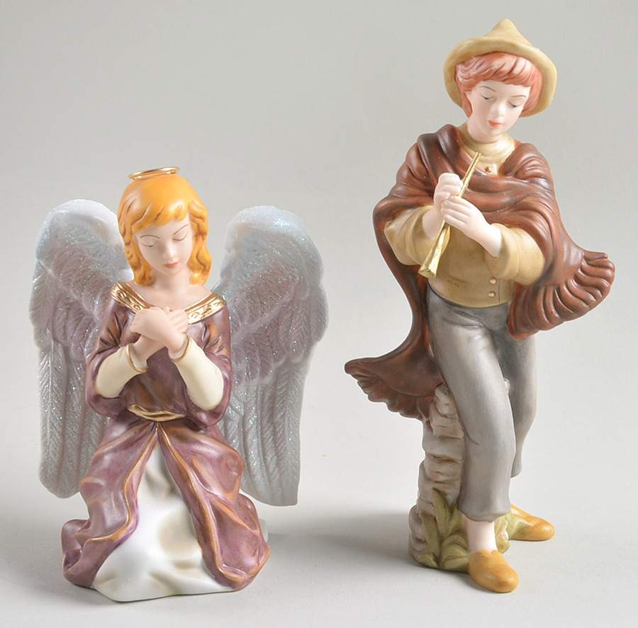 Thomas Kinkade Nativity Angel Of Prayer & Song Of Praise Musicia - No Box by Hawthorne Village-1
