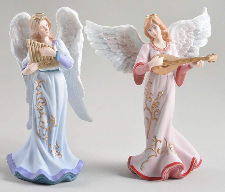 Thomas Kinkade Nativity Heavenly Song & Heaven's Melody - No Box by Hawthorne Village-1