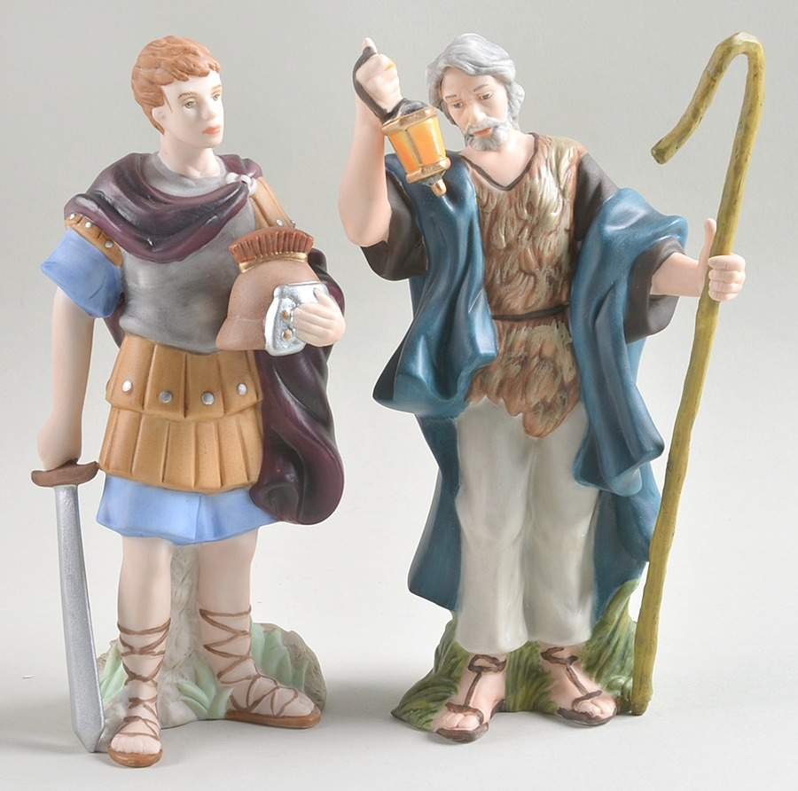 Thomas Kinkade Nativity Soldier & Lighting The Way - No Box by Hawthorne Village-1