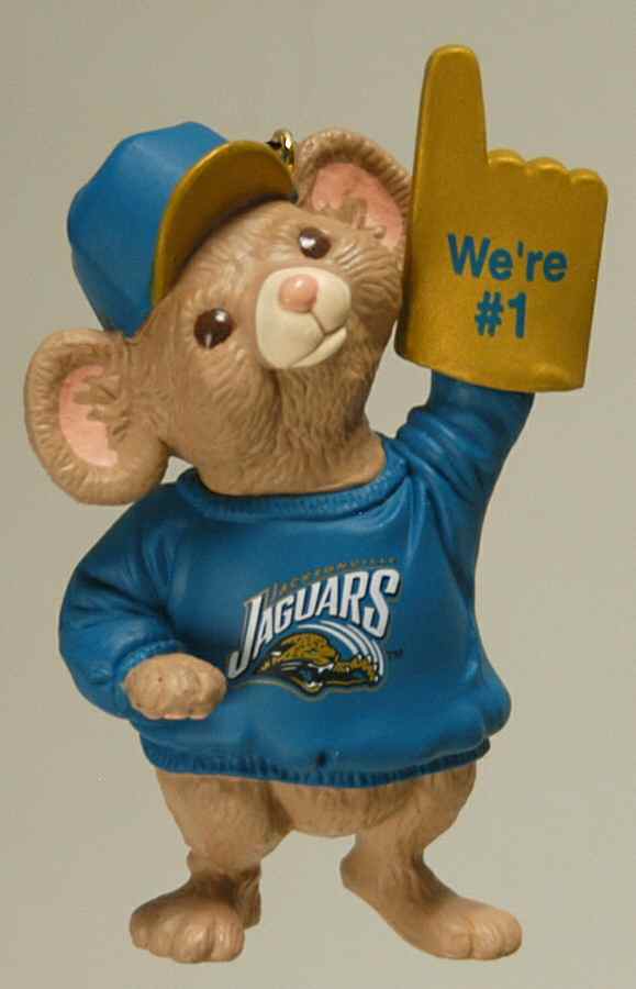 NFL Collection-Number 1 Fan Jacksonville Jaguars - No Box by Hallmark Gold Crown-1