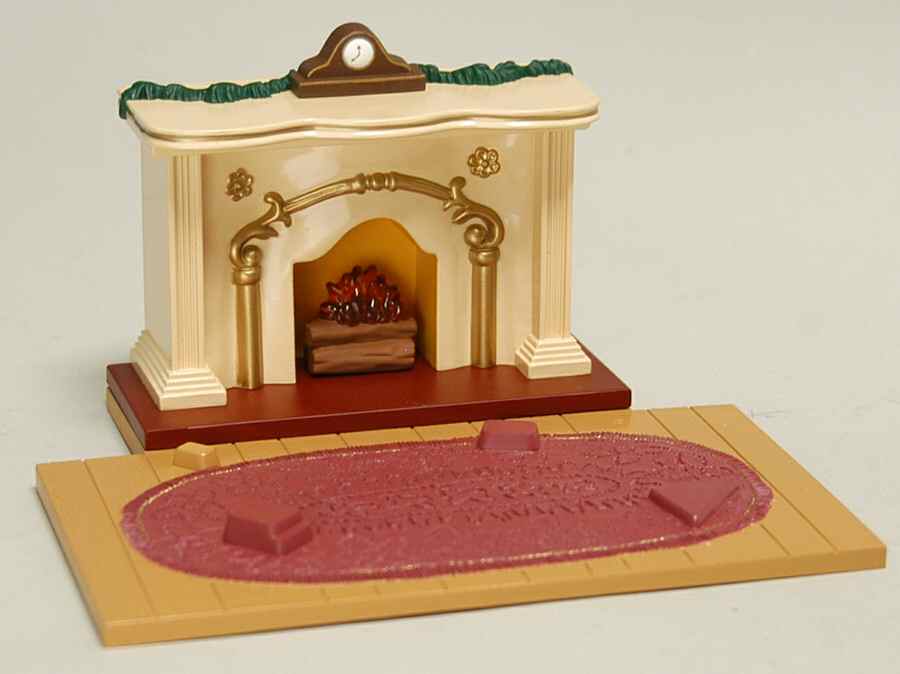 Bearingers of Victoria Circle Flickering Light Fireplace - Boxed by Hallmark Gold Crown-1