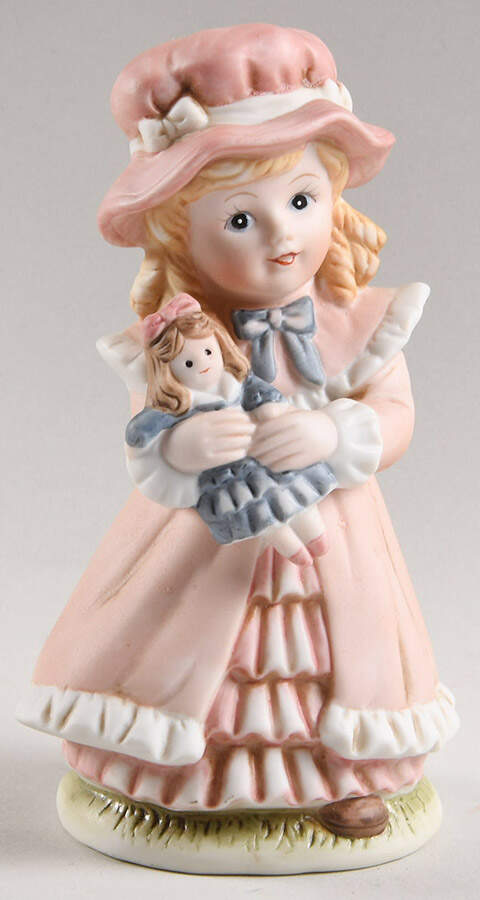 Homco Figurines Girl Holding Doll - No Box by Homco-1
