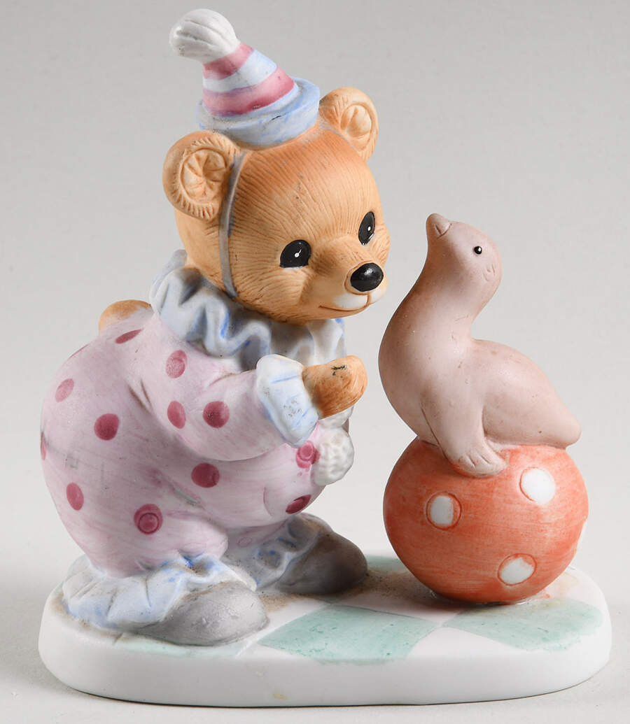 Homco Figurines Circus Bear-Seal On Ball - No Box 117b by Homco-1