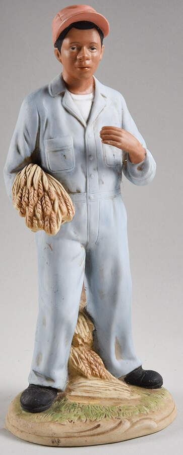 Homco Figurines African American Farmer Man - No Box by Homco-1