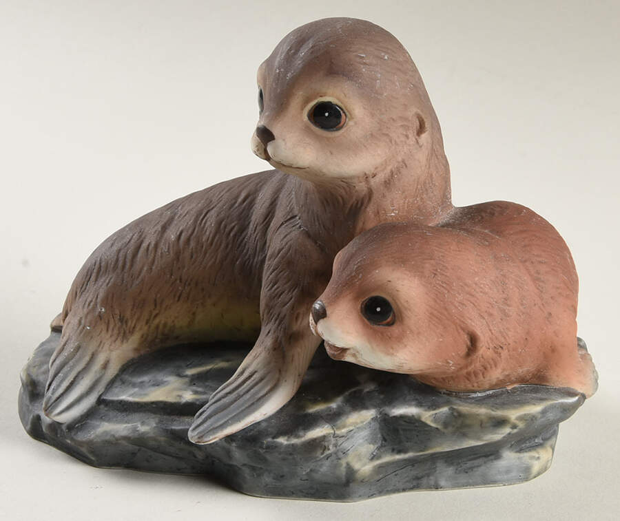 Homco Figurines Baby Seals - No Box by Homco-1