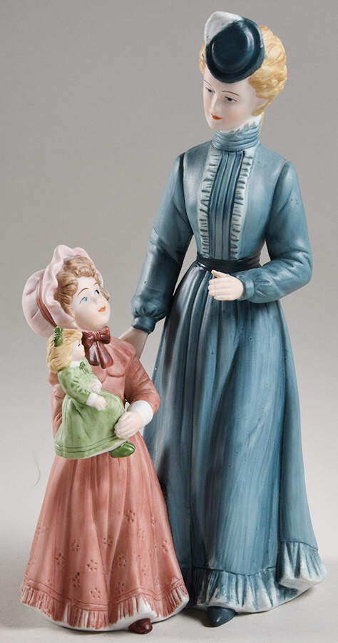 Homco Figurines Mother & Daughter - No Box by Homco-1