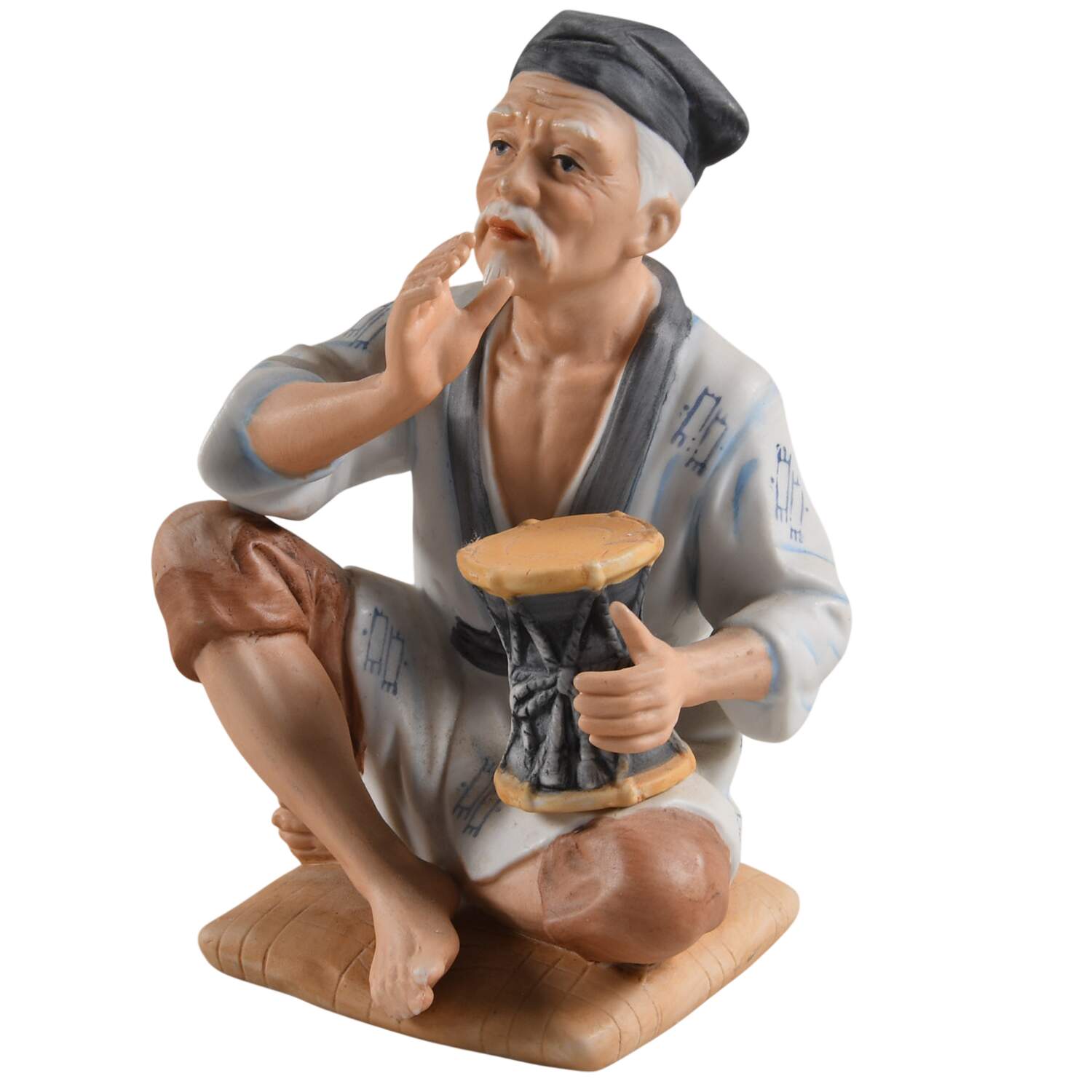 Homco Figurines Seated Man With Drum - No Box by Homco-1
