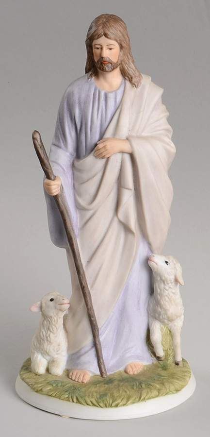Homco Figurines Jesus The Shepherd-Masterpiece - No Box by Homco-1