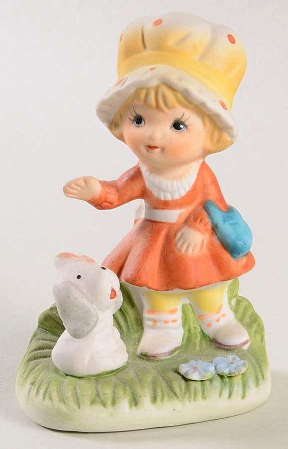 Homco Figurines Girl With Dog - No Box by Homco-1