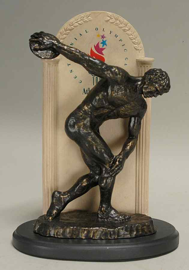 Olympic Spirit Olympic Triumph Figurine - With Box by Hallmark Gold Crown-1