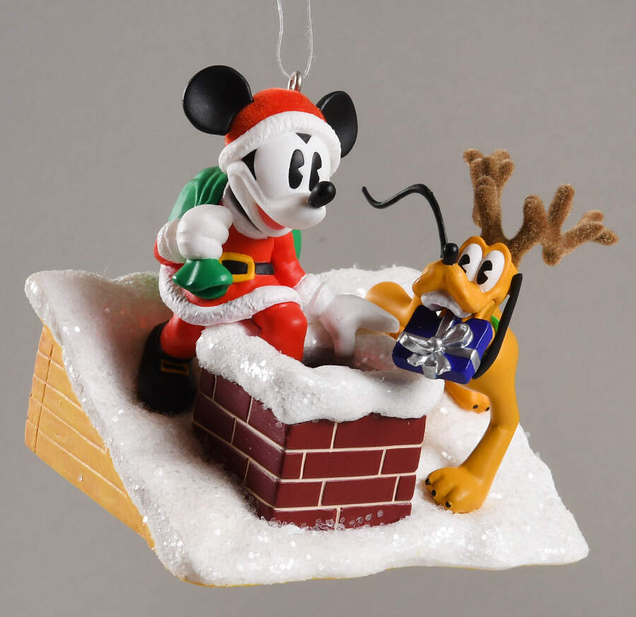 Mickey & Co Santa's Helpers - Boxed by Hallmark Gold Crown-1