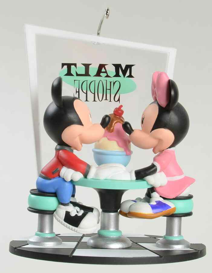 Mickey & Co Soda Shop Sweethearts - Boxed by Hallmark Gold Crown-1