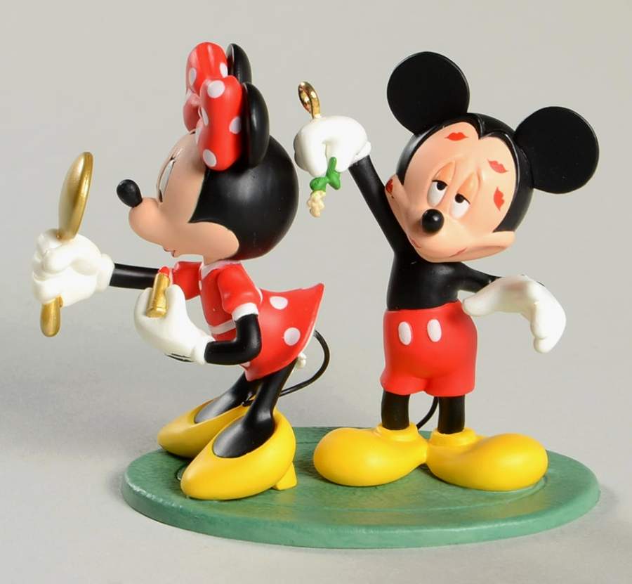 Mickey & Co Mistletoe Mickey - No Box by Hallmark Gold Crown-1
