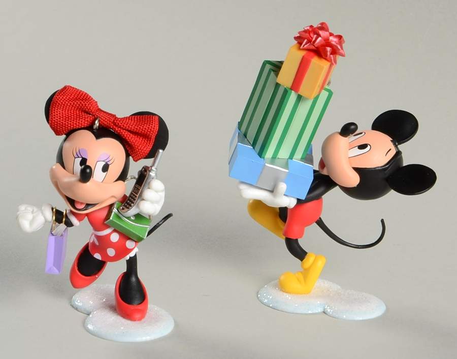 Mickey & Co Dashing Thru The Mall - Boxed by Hallmark Gold Crown-1