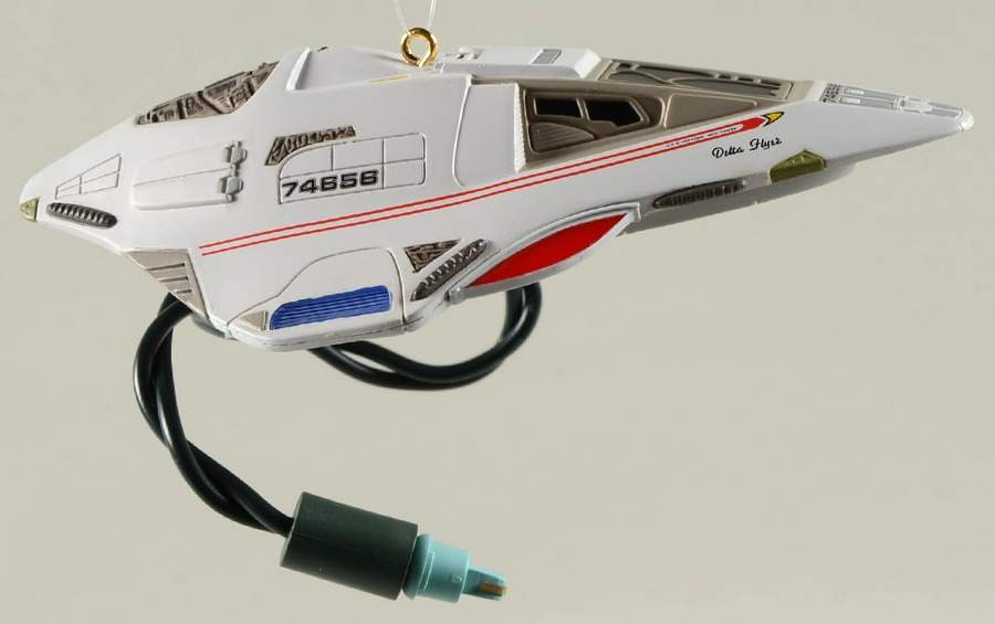 Star Trek-Voyager Delta Flyer - No Box by Hallmark Gold Crown-1