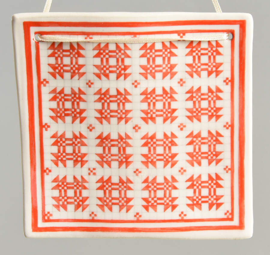Celebration of American Quilts Goose In The Pond-Red - Boxed by Hill Design-1
